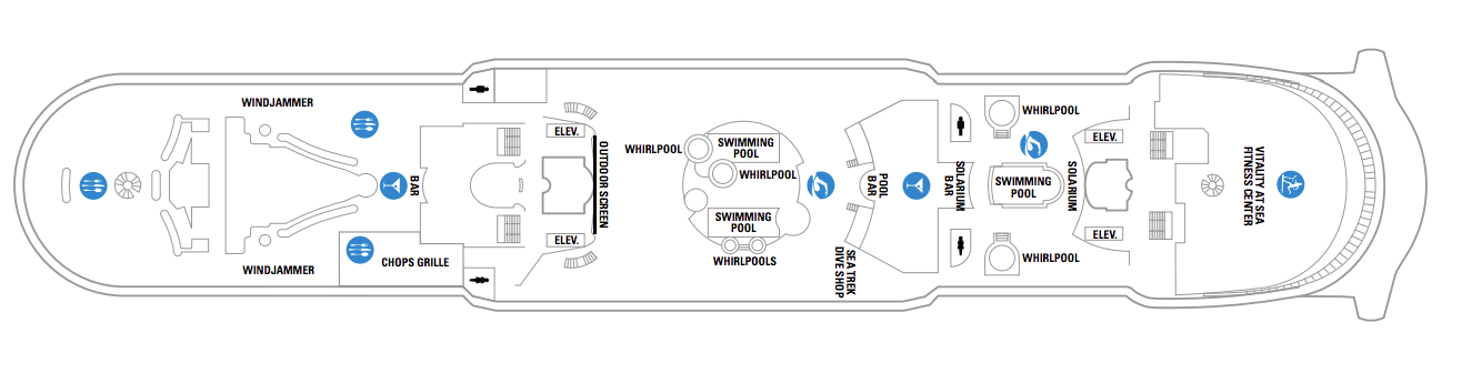 Royal Carribean Voyager of the Seas Deck 11.png